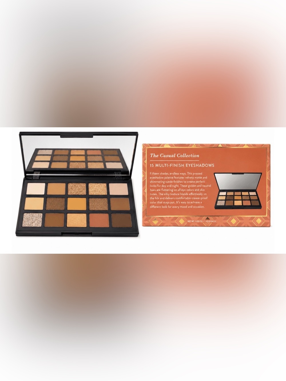 Laura Geller Gold Standard 15 Multi-Finish Eyeshadows - Warm Brown & Gold Tones - Picture 2 of 2